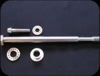 A set of 2008-2015 Polaris Pro Primary and Secondary Clutch Titanium Bolts for a motorcycle.