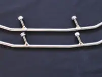 A set of Ski-Doo Pilot Ski Wear Bars for a car.