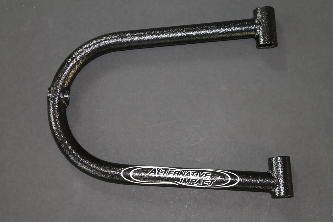 A black Ski-Doo 39.5" XP/XM Package Cromoly Upper A-Arm handle bar with a logo on it.