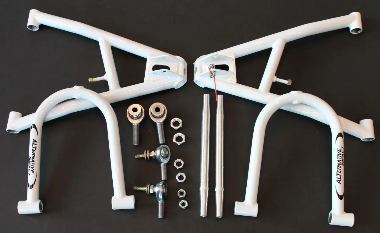A True Clearance Arm Kit in a White Color Paint