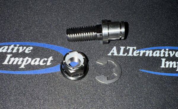 Pitman bearing stud, C clip and nylon nut